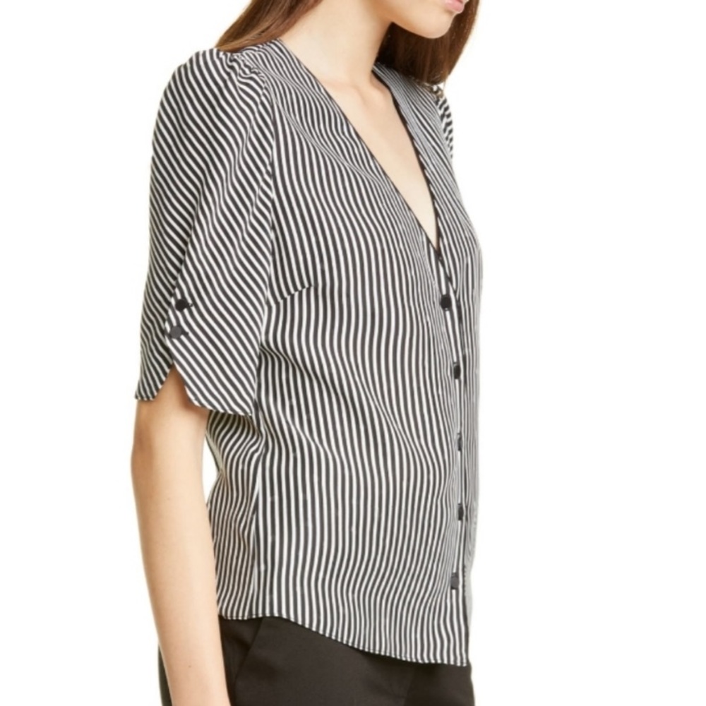 Nwt Frame Olivia Stripe Tip For Holiday Parties! - image 5
